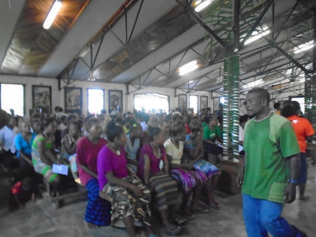 Congregation in the church