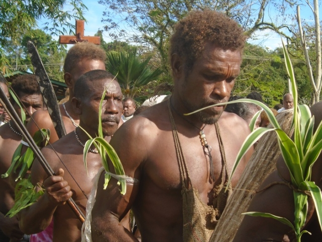 Cultural dancing group from Kwaio Cultural dancing group from Kwaio
