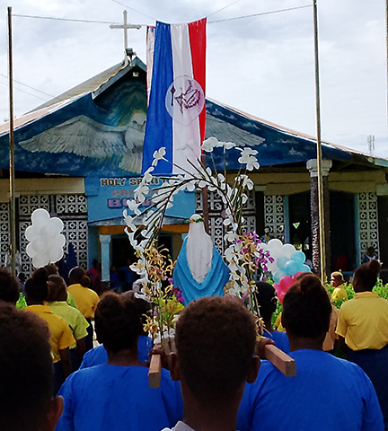 We are celebrating the feast of the Assumption of the Blessed Virgin Mary to Heaven. The feast day falls on Friday 15 the August, 2025 and here in SI, it is the patron for all Catholic mothers.
