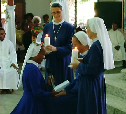A CHARITY SISTER'S FINAL PROFESSION CELEBRATION,HOLY SPIRIT PARISH,BUMA, DIOCESE OF AUKI